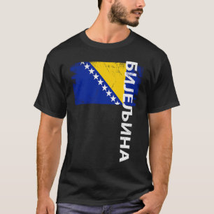 T-shirt Bijeljina Bosnie Drapeau Pour Hommes Femmes Enfant