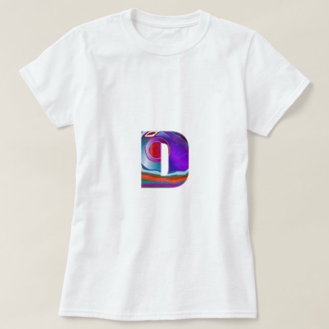 T-shirt BIJOUX d'ALPHA d'ALPHABETS yyy de fff du DDD (Design devant)