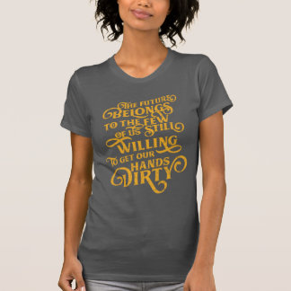 T-shirt Bijoux d'Ashley Lozano "l'avenir" en or