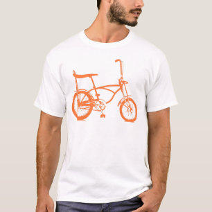 T-shirt Bike de banane rétro Orange Krate