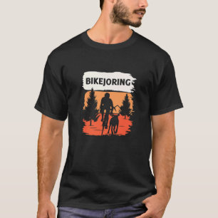 T-shirt Bikejoring Pour Un Chien Bikejoring Pulling Dogspo