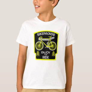 T-shirt Bikepacking   Débordement   Tourisme   Camping