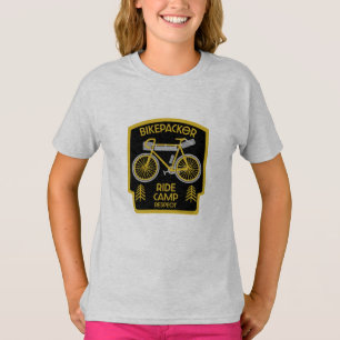 T-shirt Bikepacking Débordement Tourisme Camping