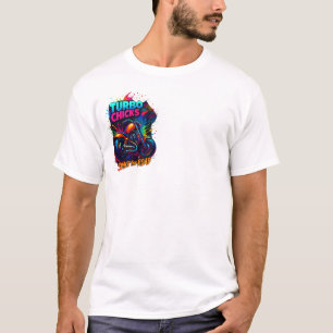 T-Shirt Biker Burn the Road Tee pour motard