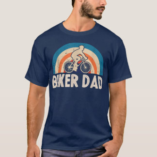 T-shirt Biker Papa Vélo Rétro Cycliste Vélo 227
