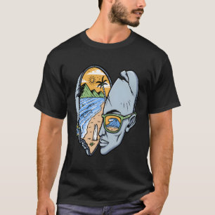 T-shirt Biker Skeleton Mystic Death Bone