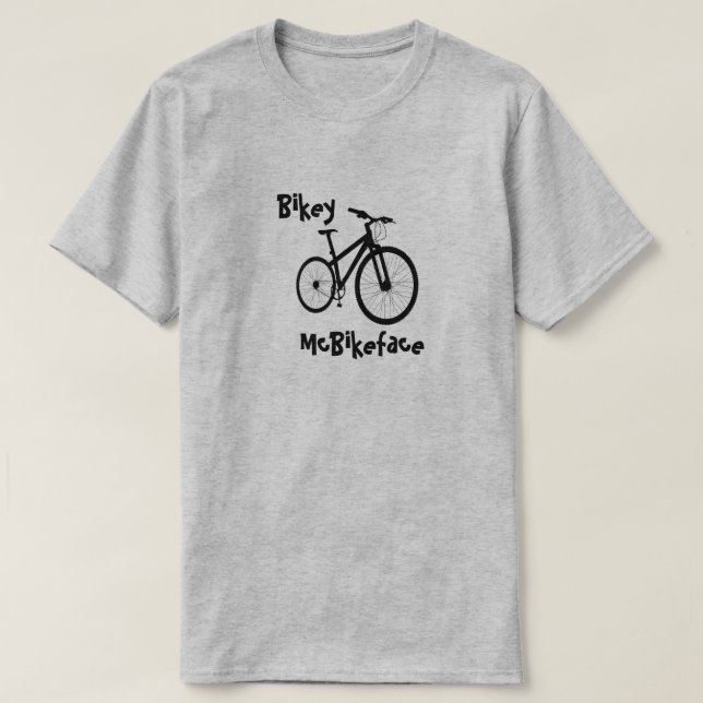 T-shirt Bikey McBikeface (Design devant)
