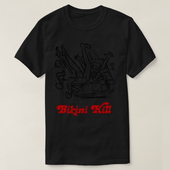 T-shirt Bikini Kill Punk Girl Design (Design devant)