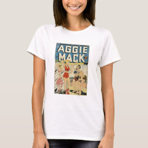 T-shirt Bikini - Plage - Aggie Mack - Retro Children Coméd