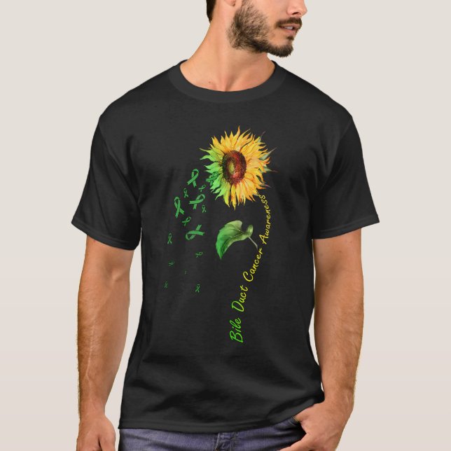T-shirt Bile Ducky Cancer Sensibilisation Tournesol (Devant)