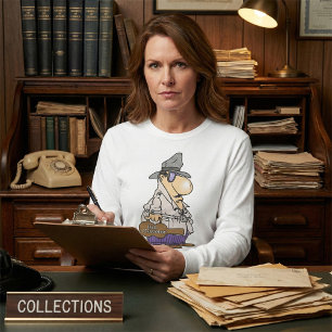 T-shirt Bill Collector, manches longues pour femmes