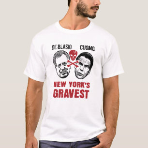 T-SHIRT BILL DE BLASIO & ANDREW CUOMO - LE PLUS GRAND DE N