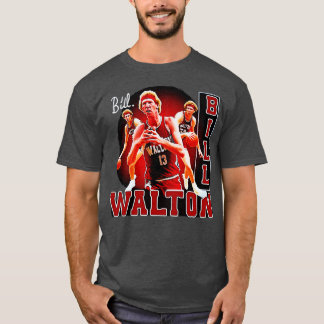 T-shirt Bill Walton BasketballSignature Retro Vintage 80s