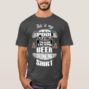 T-shirt Billard 8 Ball Pool Joueur Sarcasme Nouveauté