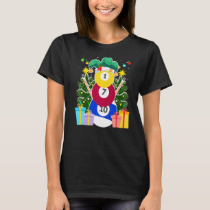 T-shirt Billard billard billard billard bonhomme de neige 