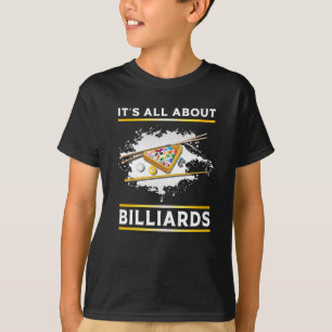 T-shirt Billard Billard Billard Snooker 8 Ball Drôle cadea