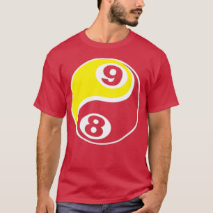 T-shirt Billard Pool 8 Bal 9 Ball Skin 1