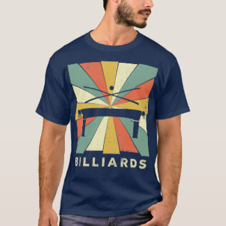 T-shirt Billard Sports Vintage Rétro