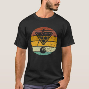 T-shirt Billard vintage 8 Ball Pool Player Retro Pool Sno