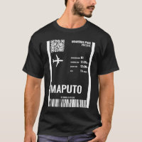 Billet d'avion Maputo Mozambique Boarding Pass