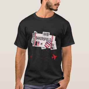 T-shirt Billet de vol Bakersfield Girl Bakersfield Board