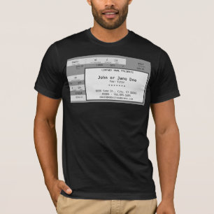 T-shirt billet gris de concert