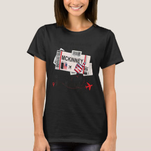 T-shirt Billets de vol McKinney Girl de McKinney Boardin
