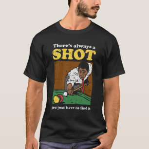 T-shirt Billiard Snooker Retro