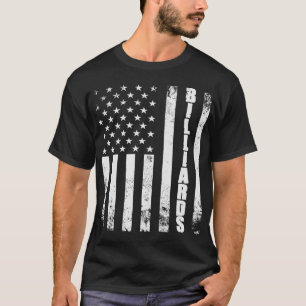 T-shirt Billiards art rétro glacière papa art vintage