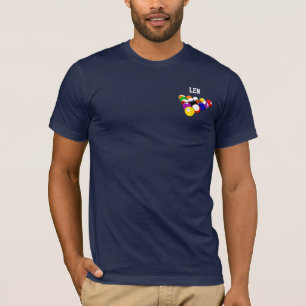 T-shirt Billiards Polo modèle, prêt à customiser
