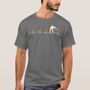 T-shirt Billiards Pool Retro Heartbeat EKG pour Billiard P