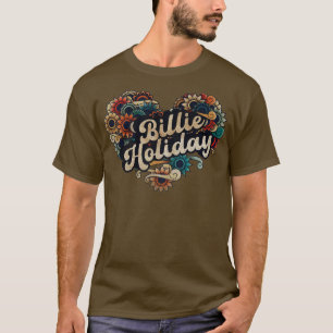 T-shirt Billie Holiday VIGNETTE COULEUR VINTAGE