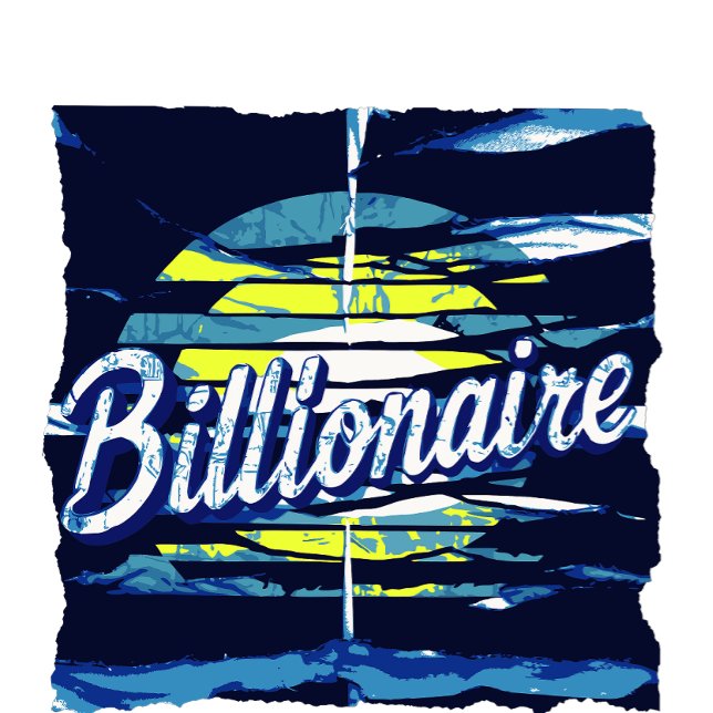 T-shirt Billionaire bleu (Créateur téléchargé)