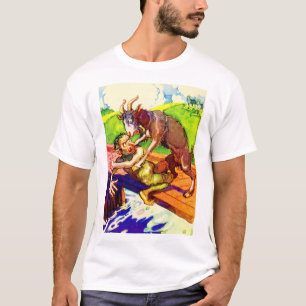 T-shirt billy chèvre gruff et troll
