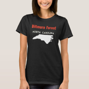 T-shirt Biltmore Forest Caroline du Nord États-Unis Amériq