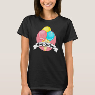T-shirt Bing Chilling Glace Cream Dank mème Viral Citation