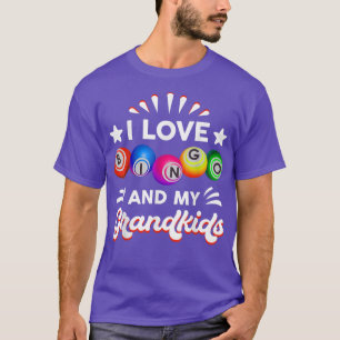 T-shirt Bingo Cadeau J'aime Bingo Cadeau pour grand-mère m