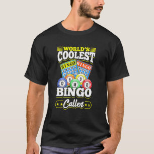 T-shirt Bingo Card Game Worlds Coolest Bingo Caller