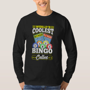 T-shirt Bingo Card Game Worlds Coolest Bingo Caller