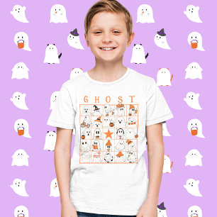 T-shirt Bingo fantôme avec de nombreux fantômes
