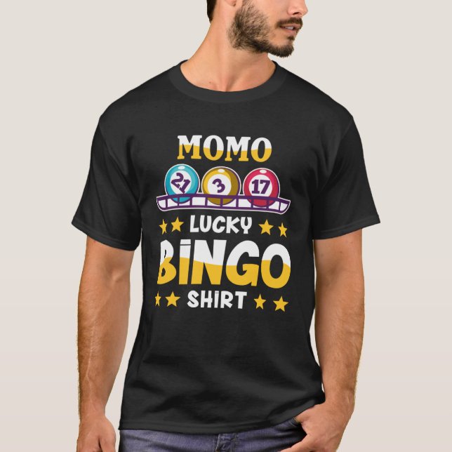 T-shirt Bingo  For Momo  Lucky Bingo (Devant)