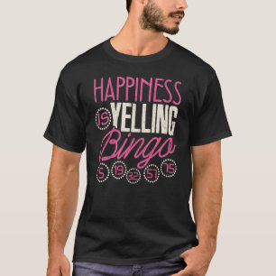 T-shirt Bingo Happy Is Ying Bingo Jeu Hommes Femmes