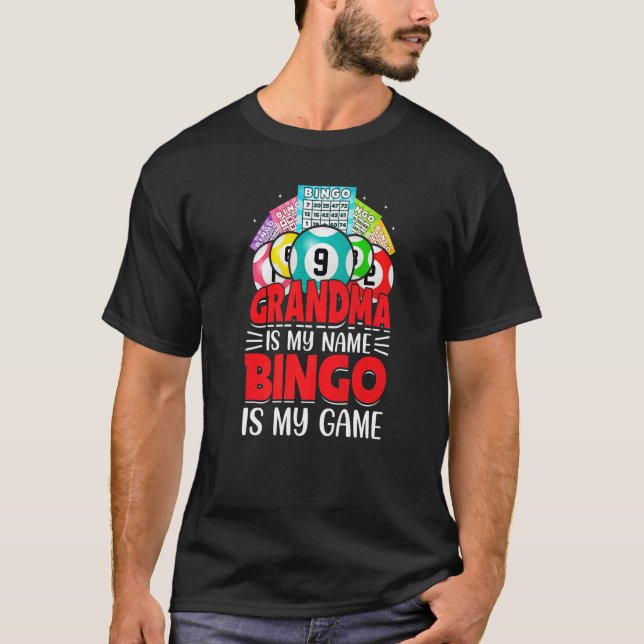 T-shirt Bingo Is My  Bingo Grandma Player Women Mother's D (Devant)
