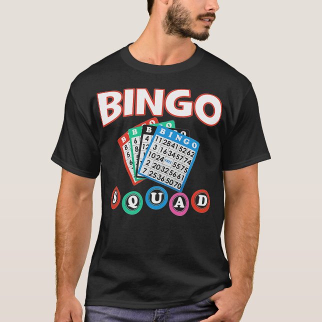 T-shirt Bingo Squad design pour Wo & blague - (Devant)