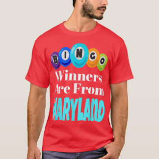 T-shirt Bingo Winners Are From Maryland Funny Game Night B