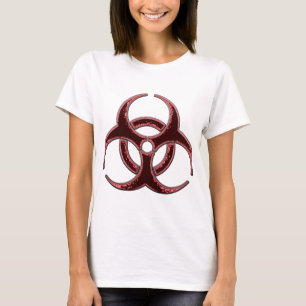 T-shirt Bio symbole rouillé de risque
