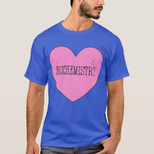 T-shirt Biochimie Coeur rose