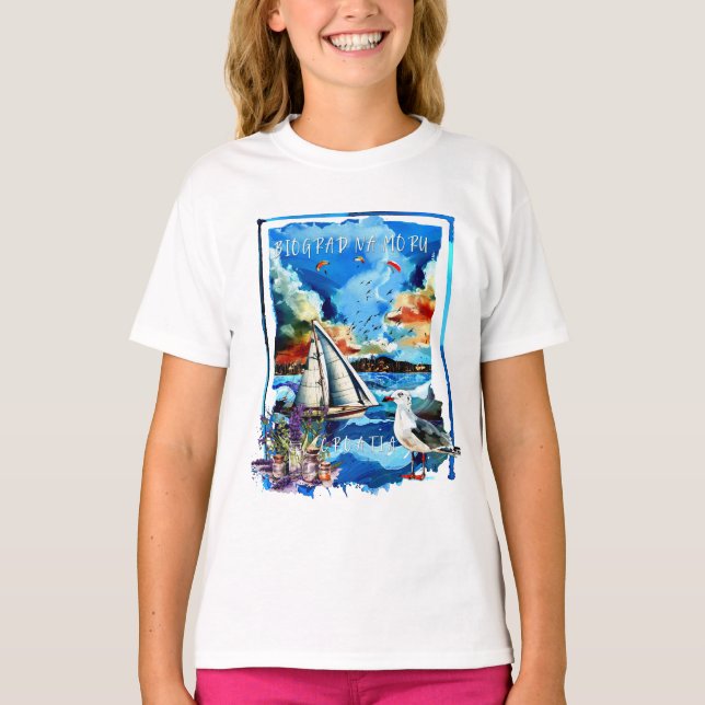 T -Shirt - Biograd na Moru T-Shirt (Front)