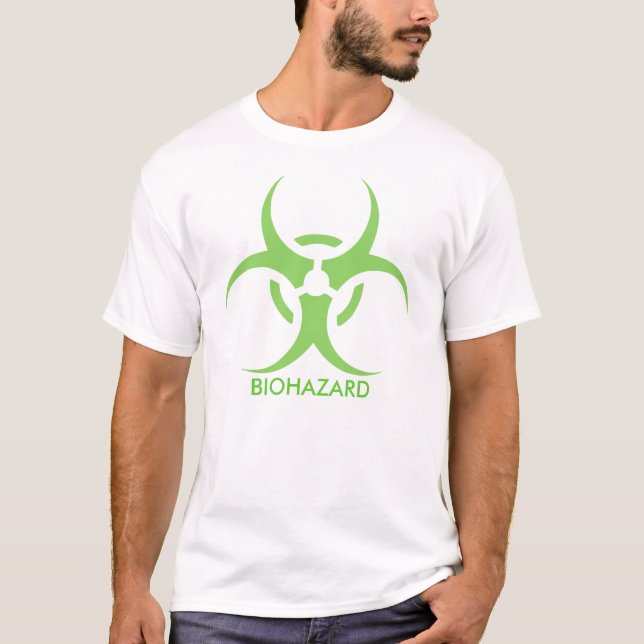 T-shirt biohazard ! danger d'avertissement (Devant)