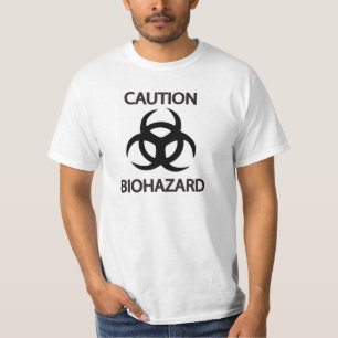 T-shirt Biohazard de précaution